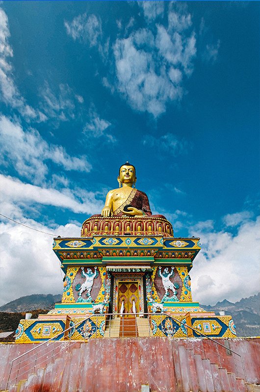 The Monastery of Tawang, the second largest monastery of Asia situated in Arunachal Pradesh, India.